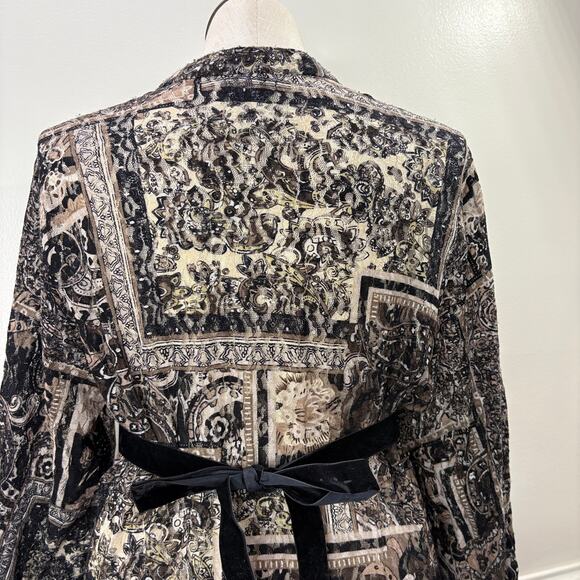 Lane Bryant Size 18/20 Top Velvet Embellished Sheer Mesh Fairy Grunge Whimsigoth - Picture 14 of 16